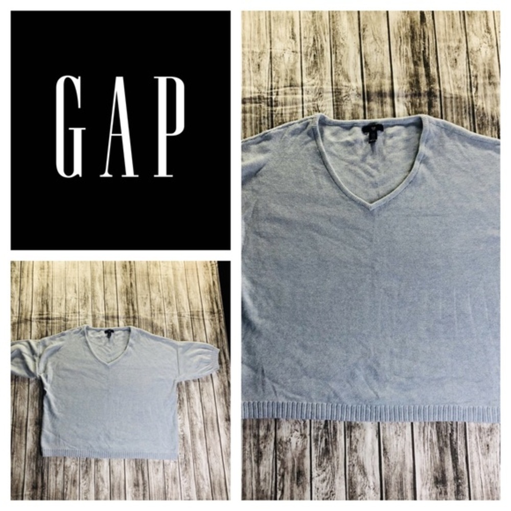 Gap Women’s Heather Blue Dolman Sweater